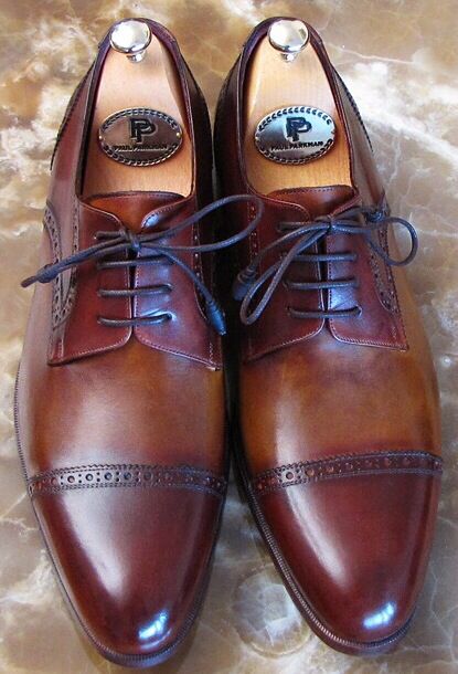 Классические коричневые замшевые туфли под костюмы